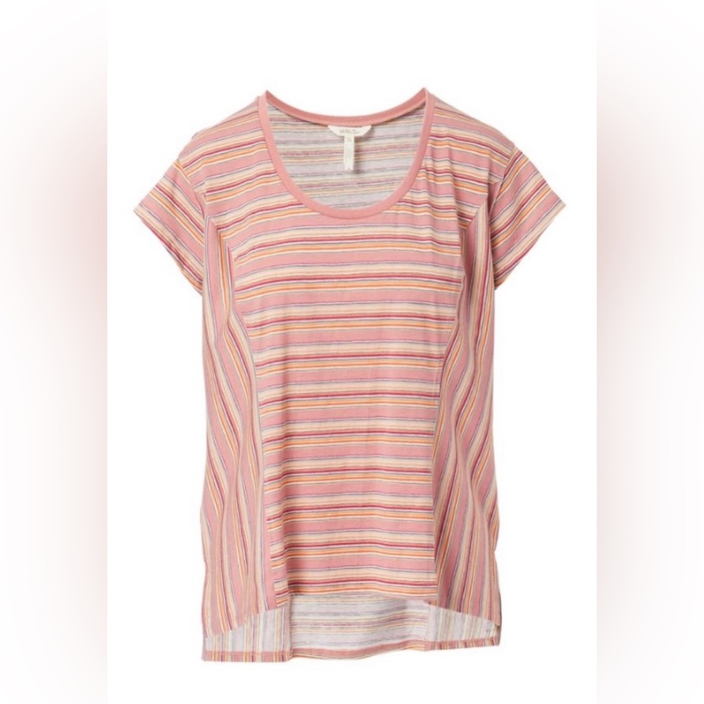 Matilda Jane Pink and Orange Striped Short Sleeve Tee